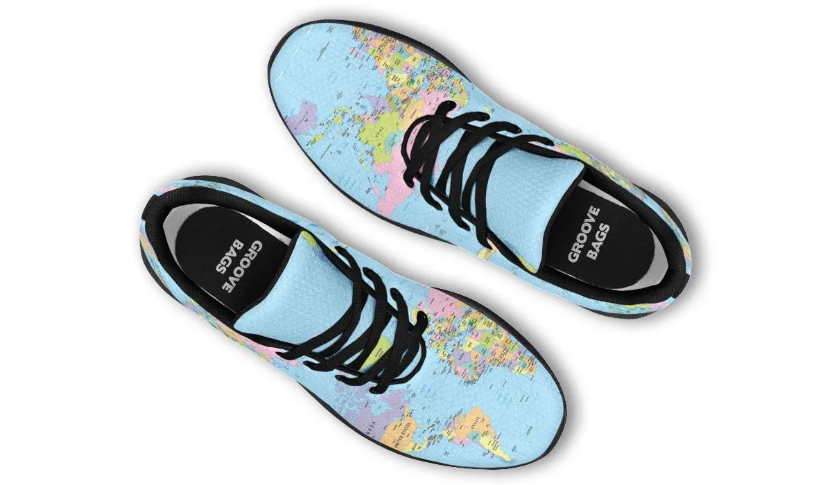 Geography Globe Sneakers