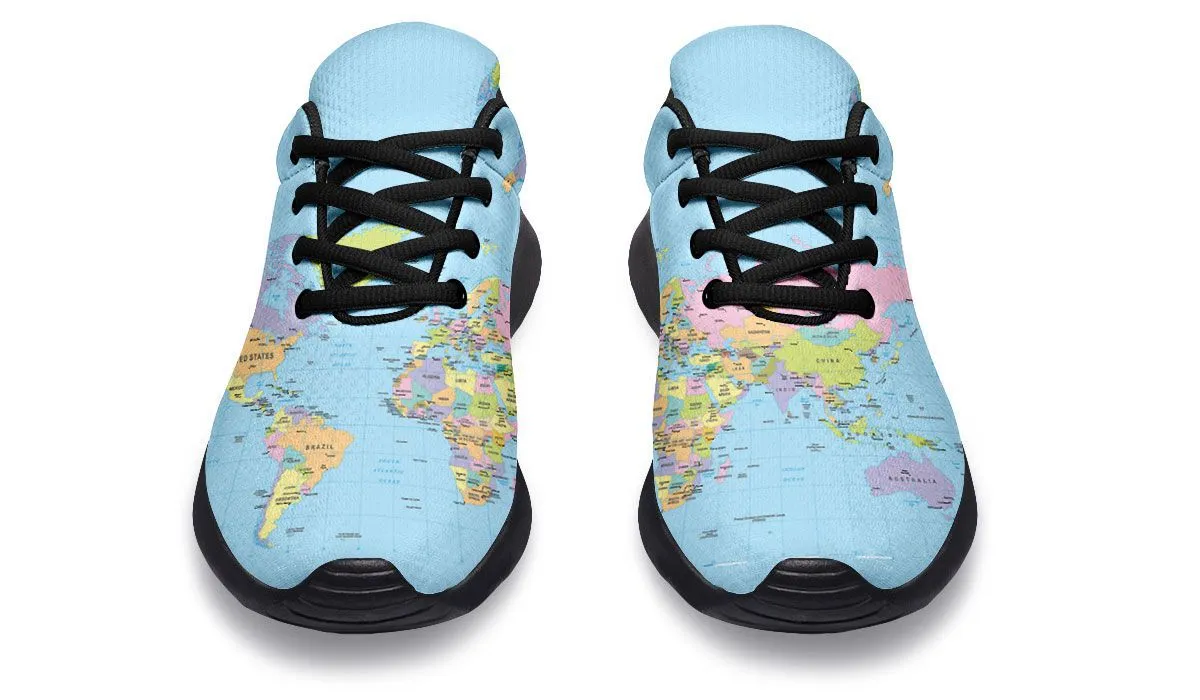 Geography Globe Sneakers