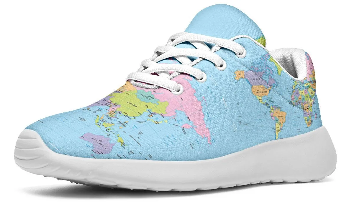 Geography Globe Sneakers