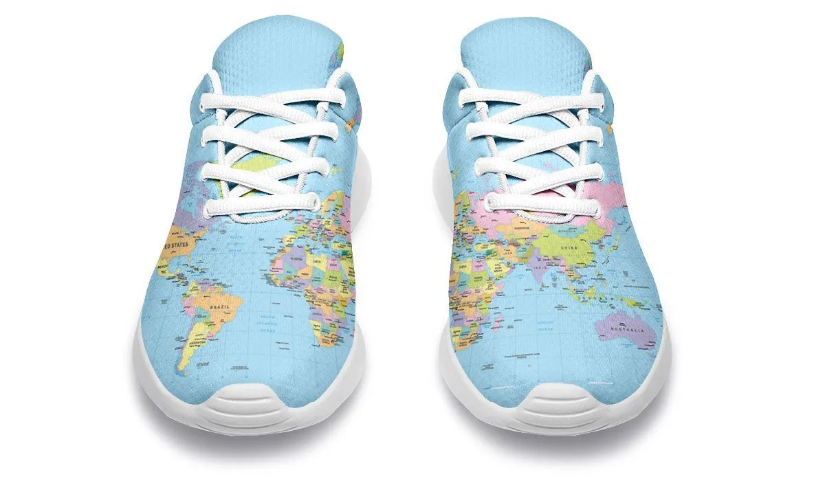 Geography Globe Sneakers