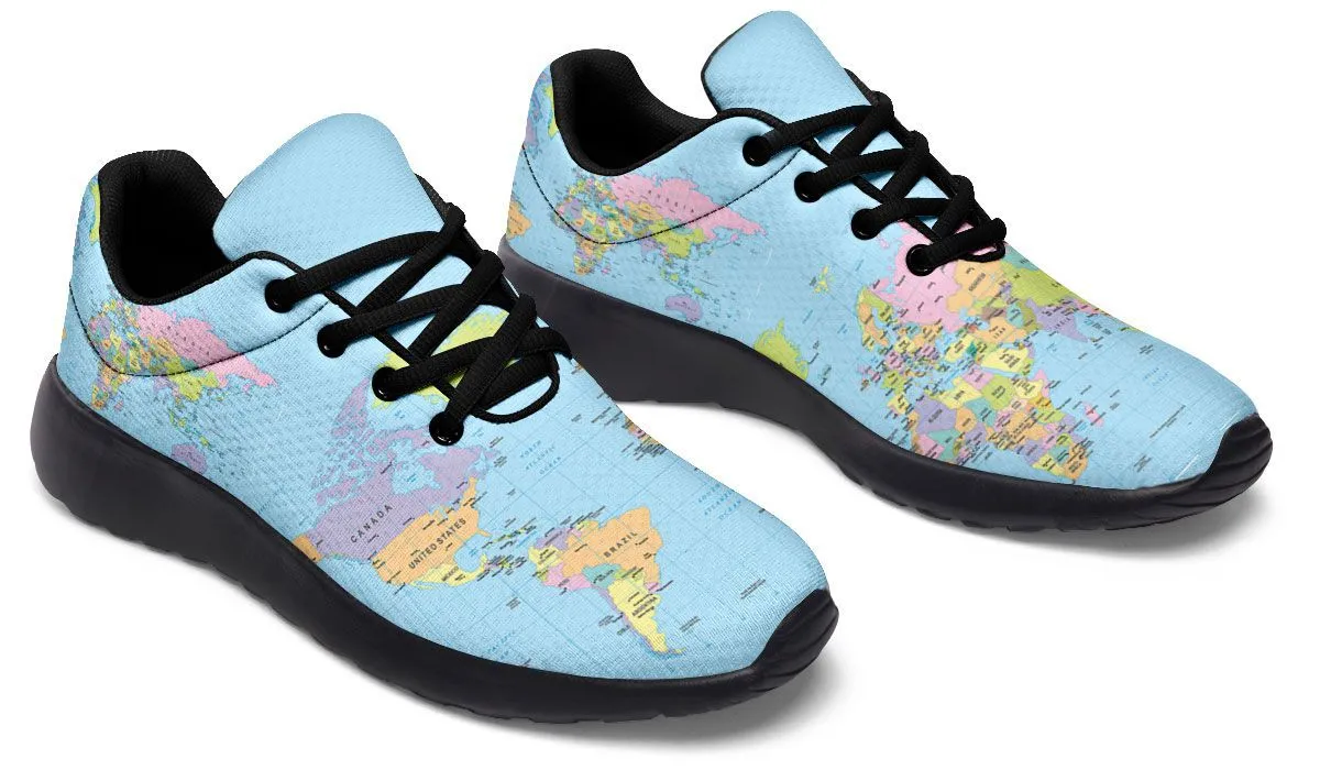 Geography Globe Sneakers