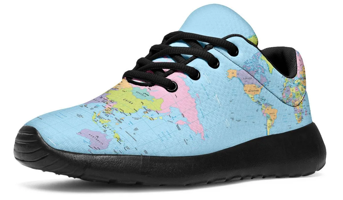 Geography Globe Sneakers