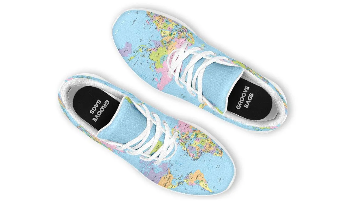 Geography Globe Sneakers