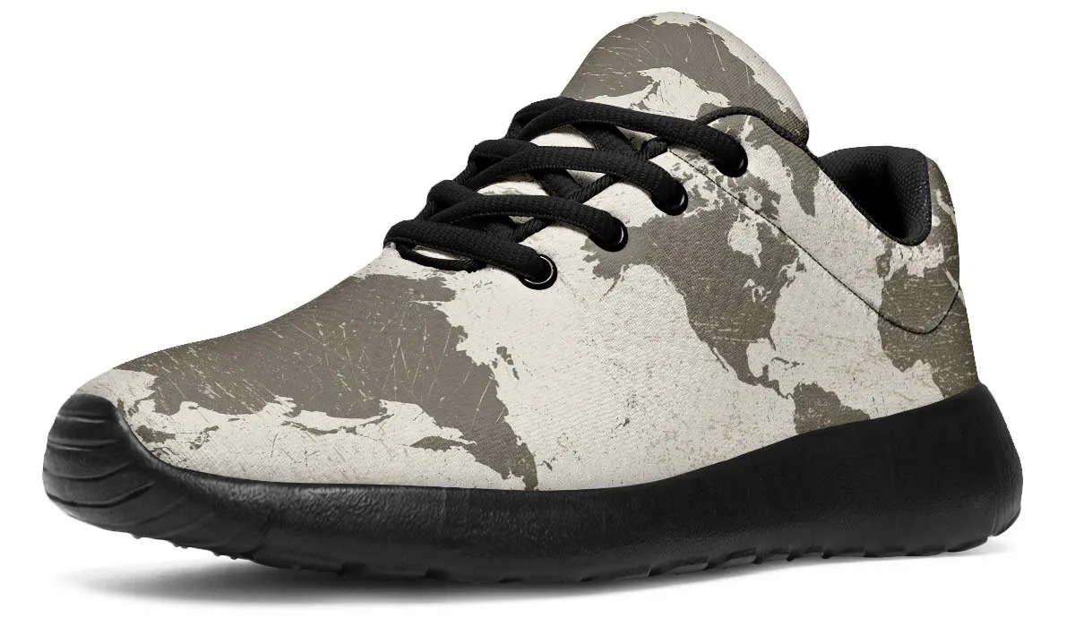 Geography Map Sneakers