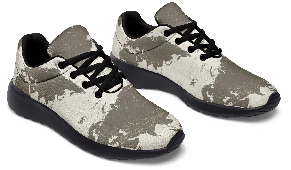 Geography Map Sneakers