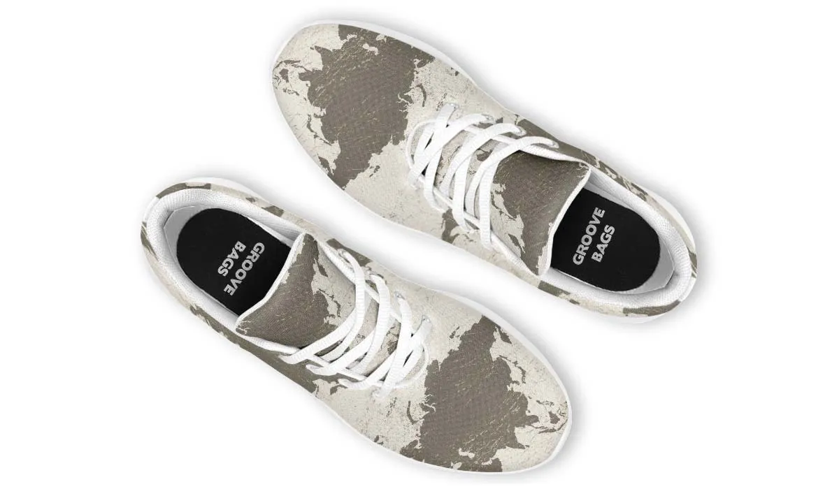 Geography Map Sneakers