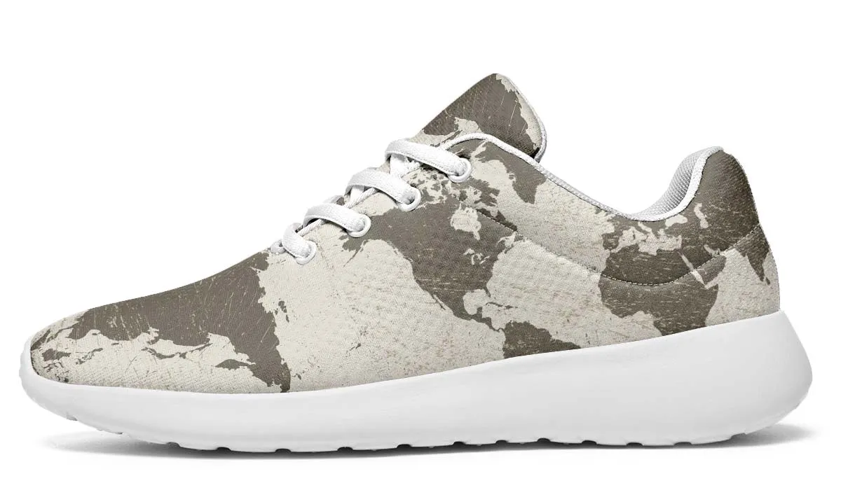 Geography Map Sneakers