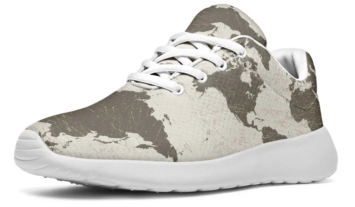 Geography Map Sneakers