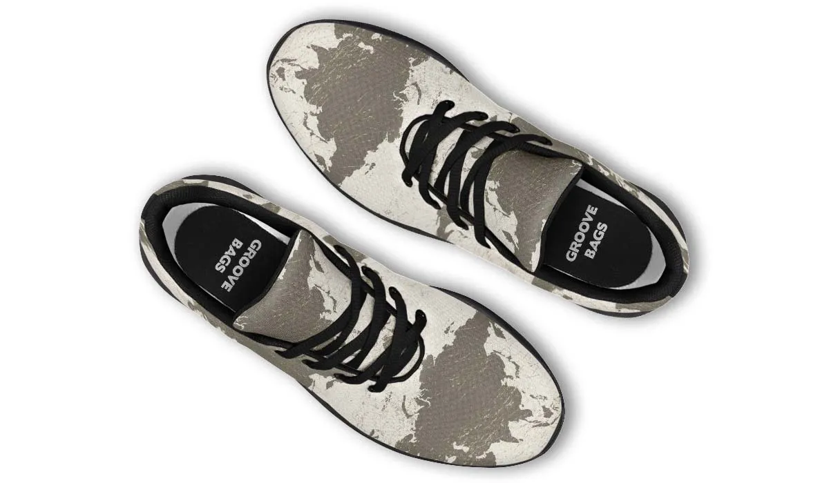 Geography Map Sneakers