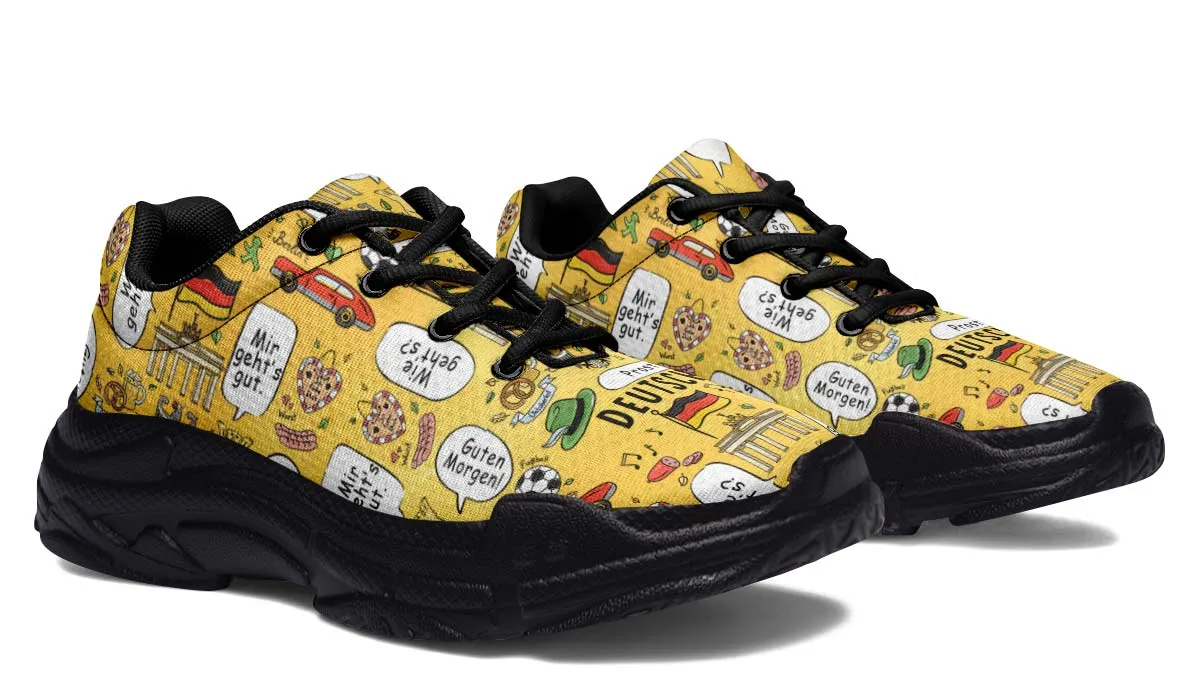 German Phrases Chunky Sneakers