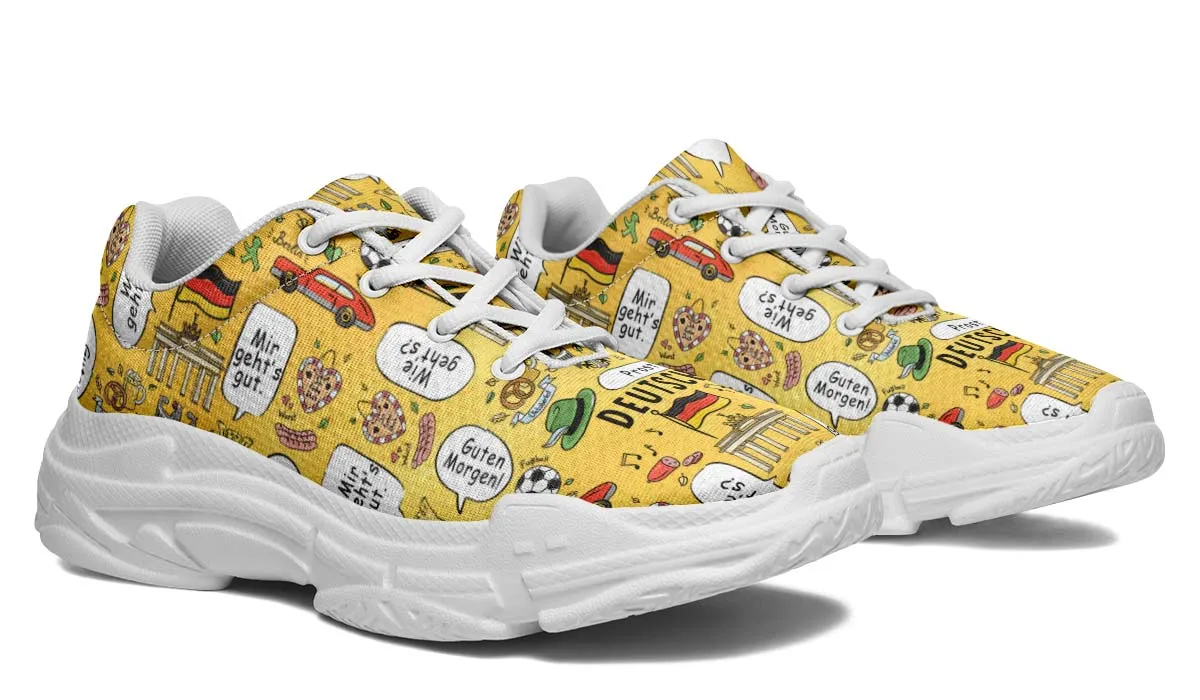 German Phrases Chunky Sneakers