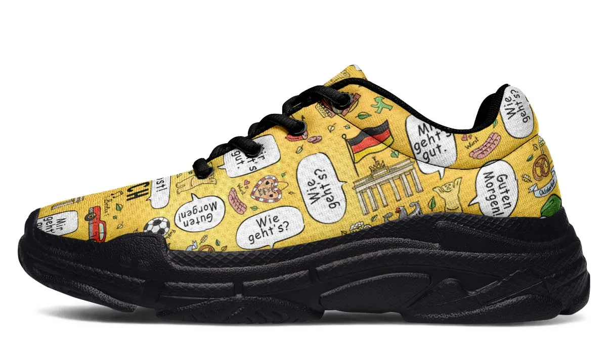German Phrases Chunky Sneakers