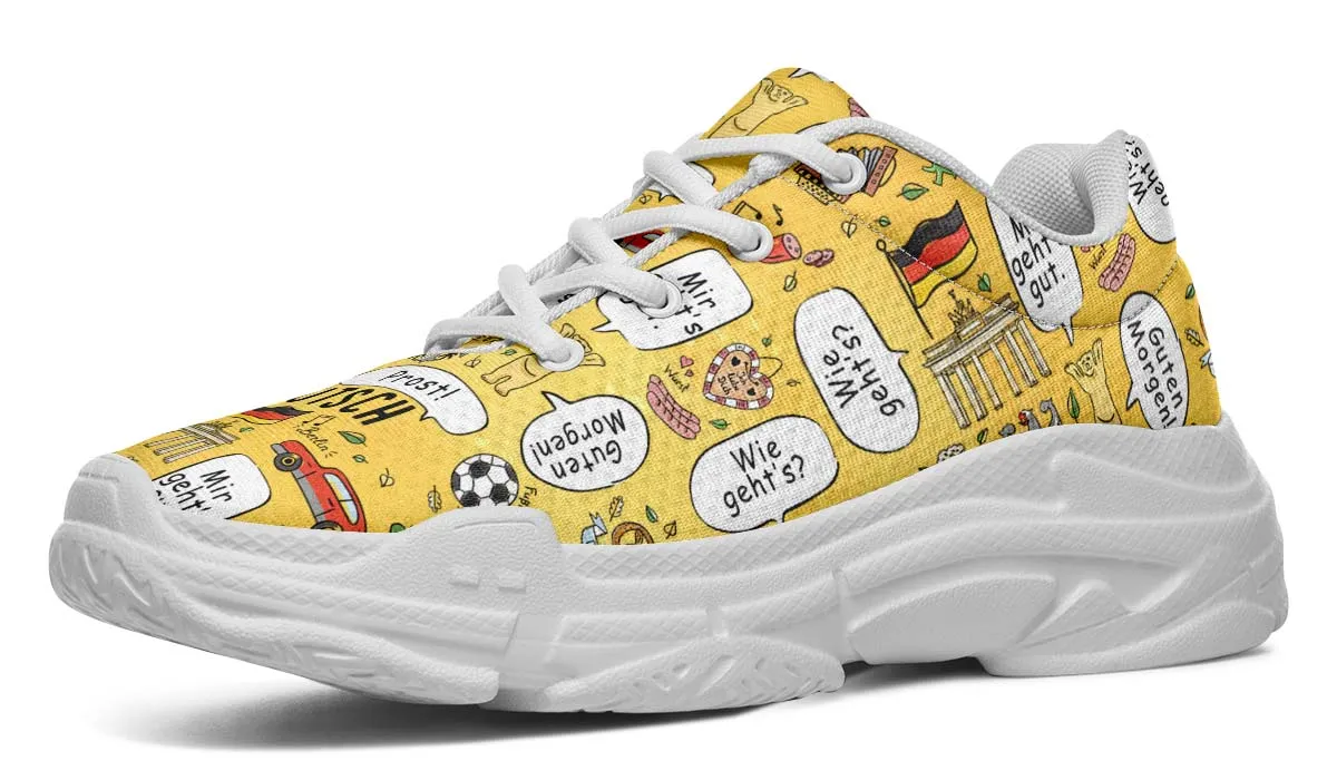 German Phrases Chunky Sneakers
