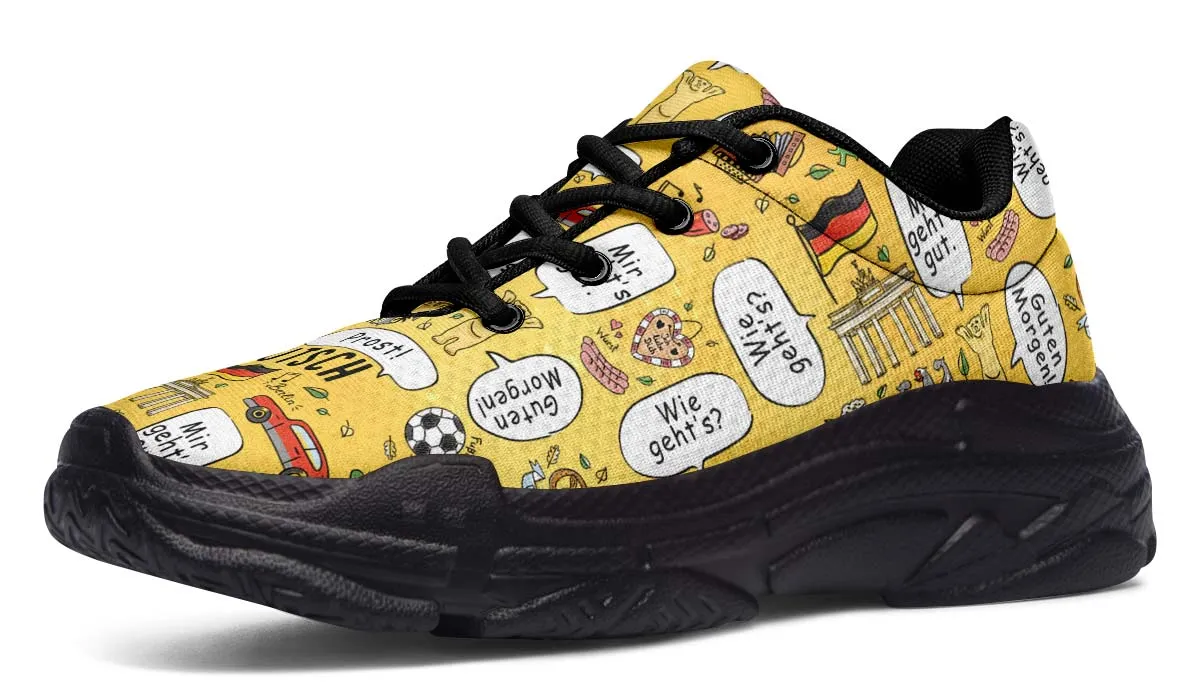 German Phrases Chunky Sneakers