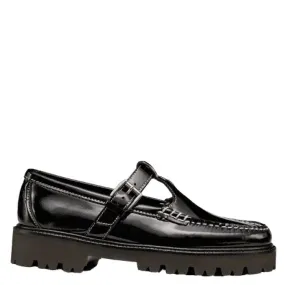 G.H. Bass Women's Mary Jane Super Lug Weejuns Loafer in Black Patent