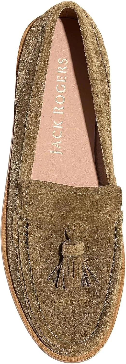 Jack Rogers Women's Hunley Tassel Loafer Suede