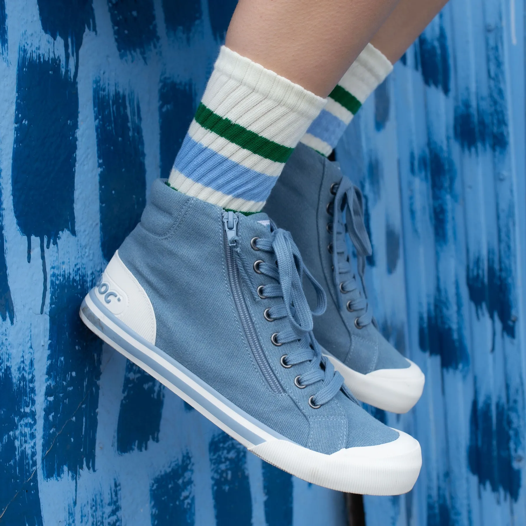 Jazzin Denim High Top Sneaker