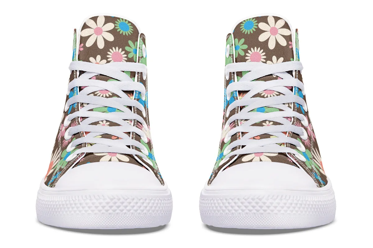 Judy's Flowers High Tops