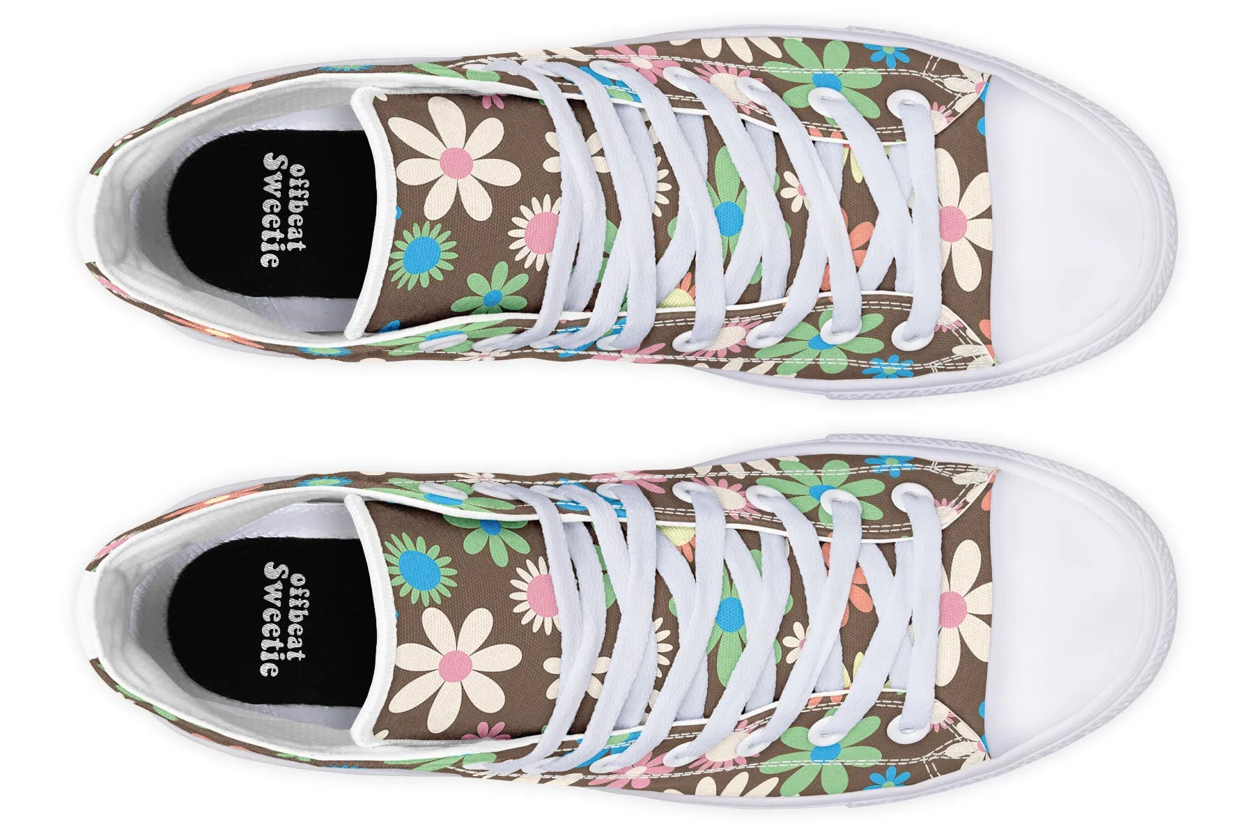 Judy's Flowers High Tops