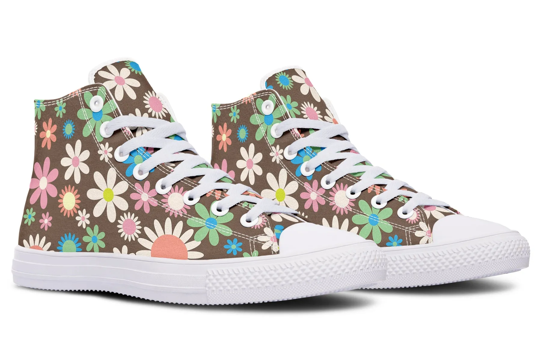 Judy's Flowers High Tops