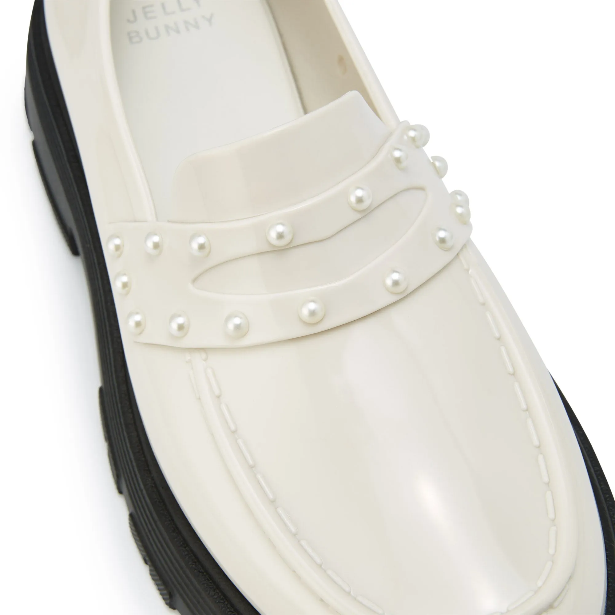Kinta Flat Loafers White