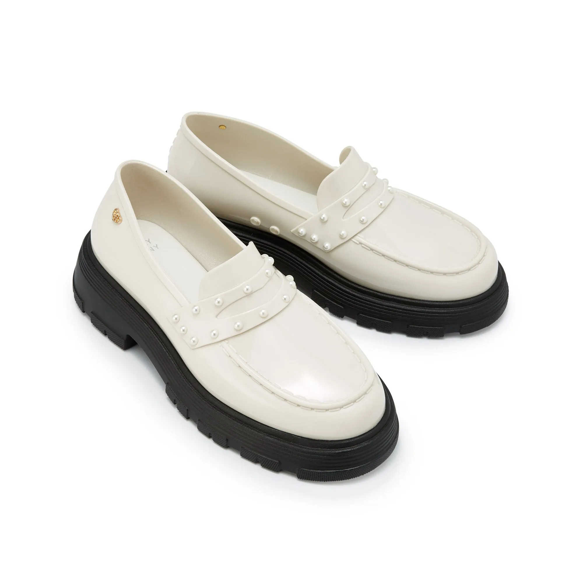 Kinta Flat Loafers White