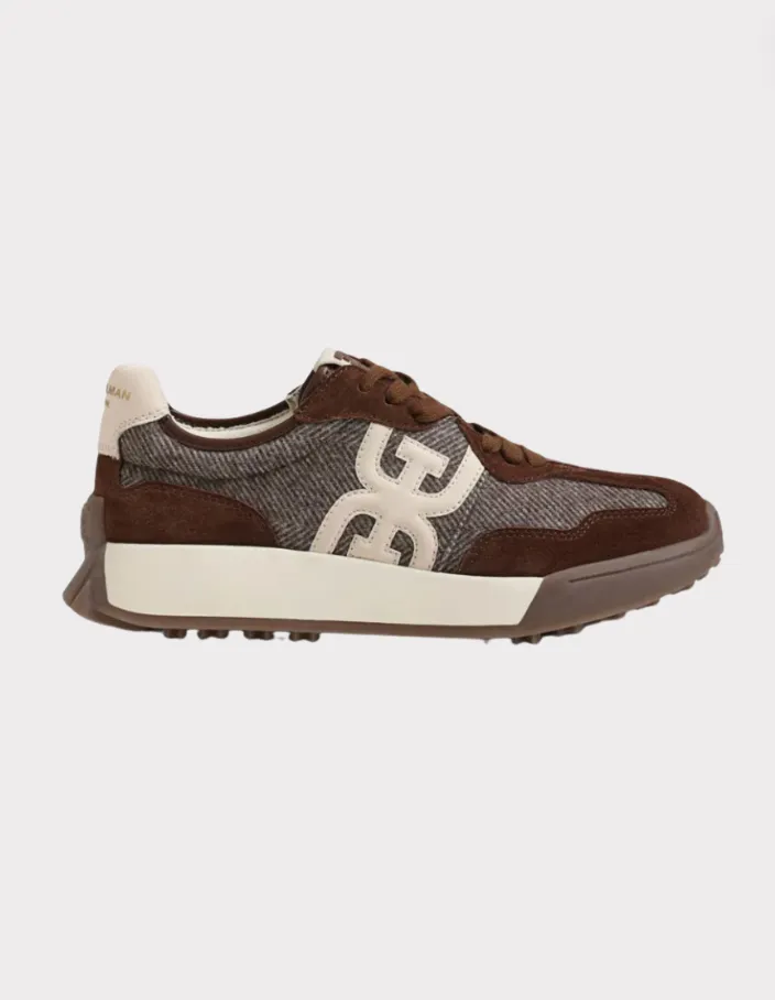 Langley 3 Suede Houndst Brown Multi