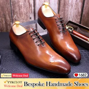Leather Dress Loafers Men's Business Oxford Shoes