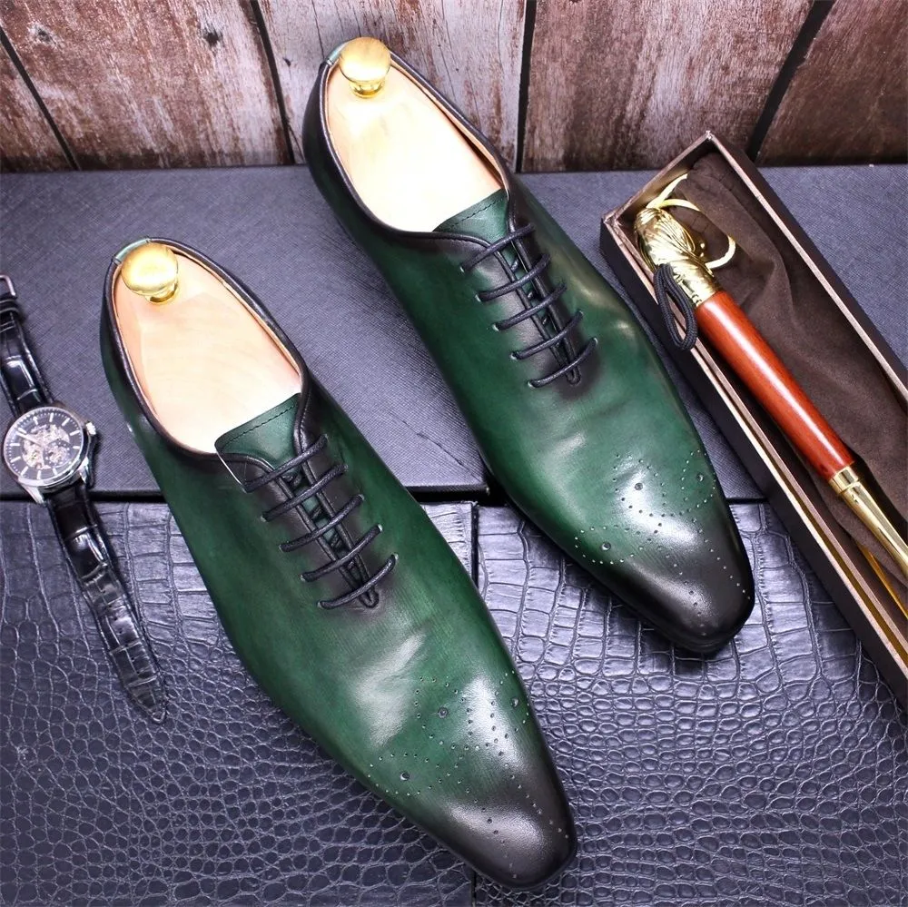 Leather Dress Loafers Men's Business Oxford Shoes