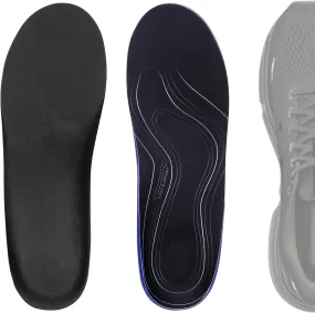Linkidea 2 Pairs Arch Support Shoe Insoles Compatible with Brooks Ghost 15, GTS 23, Anthem 6, Replacement Shoe Inserts, Shock Absorption and Cushioning for Feet Relief (US Men 7.5/Women 9)