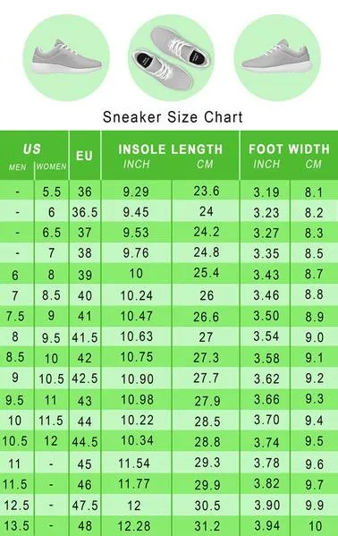 Lizard Pattern Sneakers
