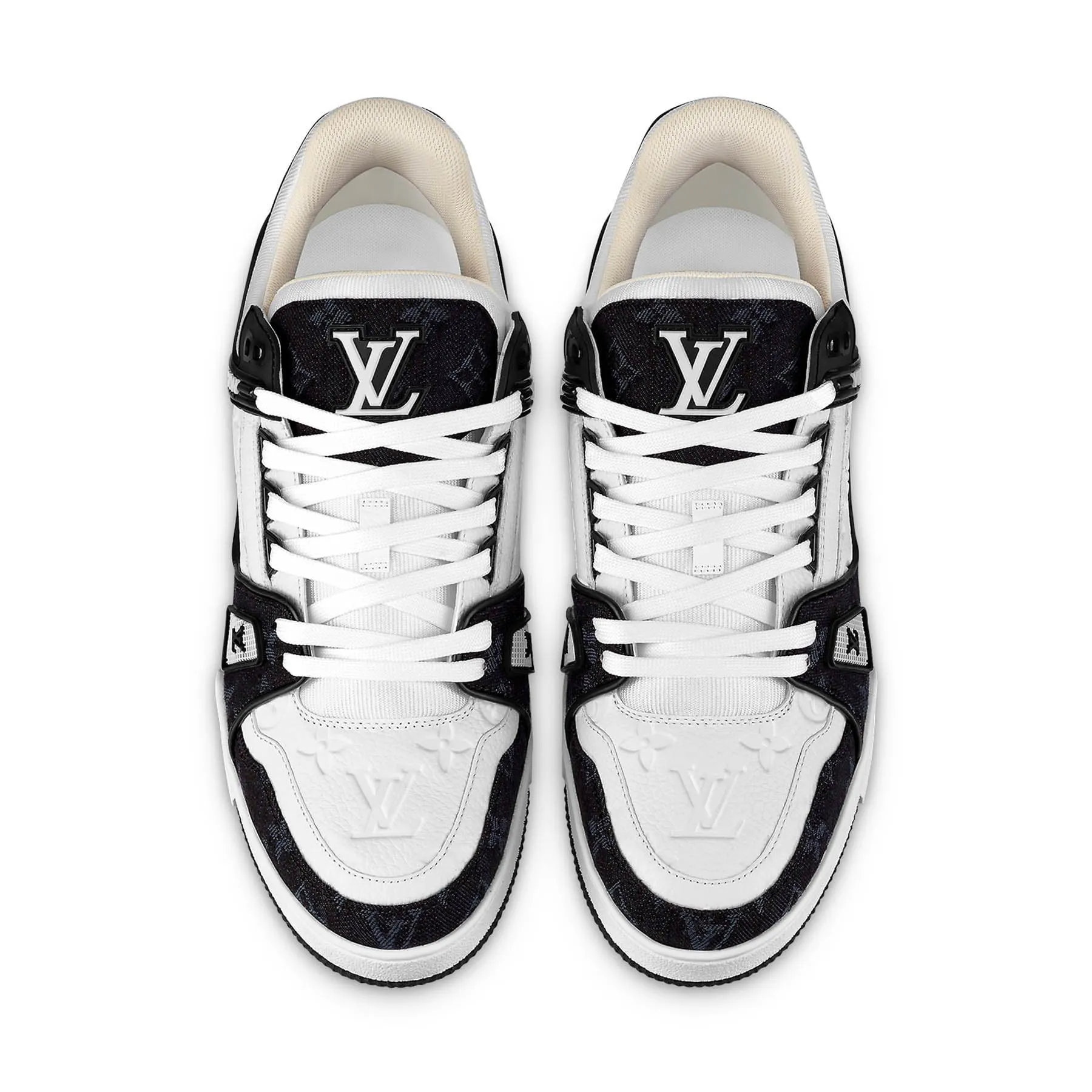 Louis Vuitton LV Trainer White Black White