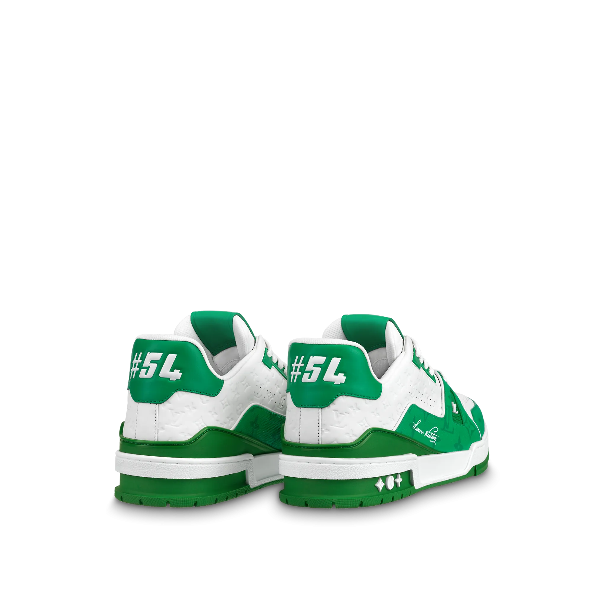 LOUIS VUITTON MONOGRAM GREEN WHITE TRAINER
