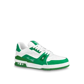 LOUIS VUITTON MONOGRAM GREEN WHITE TRAINER