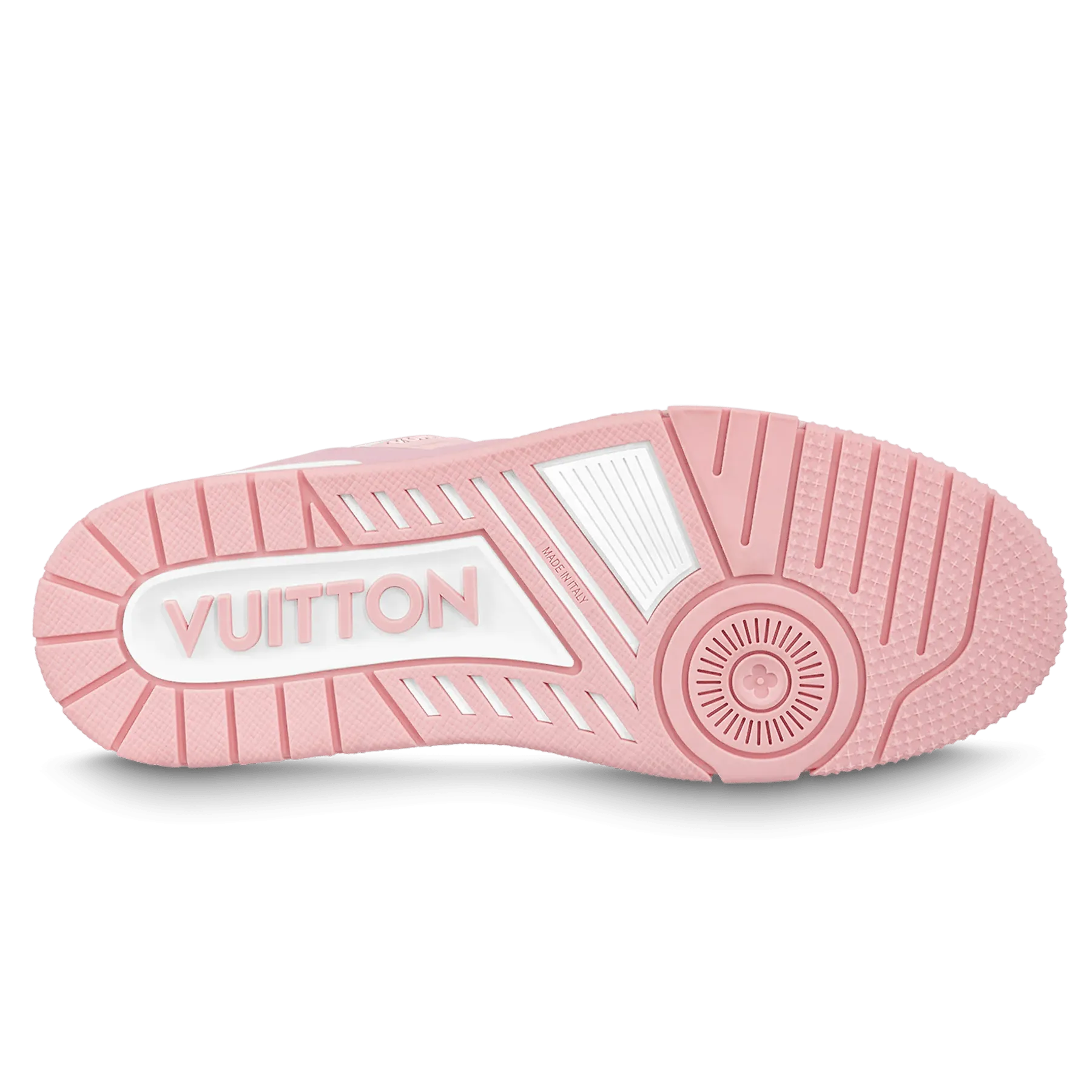 Louis Vuitton Trainer Low White Rose