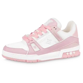 Louis Vuitton Trainer Low White Rose
