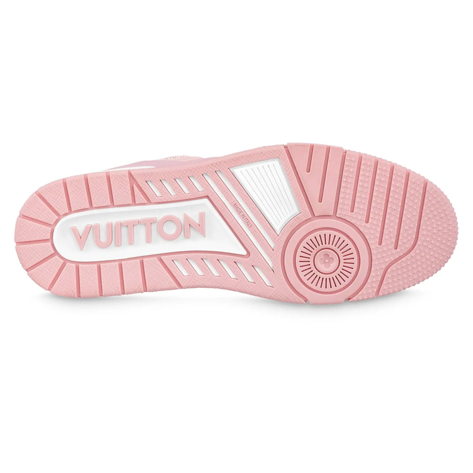 Louis Vuitton Trainer Low White Rose