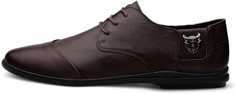 Men's Luxury Suede Dress Shoes, Men's Tassel Design Loafers Slip-on Handmade Nubuck Leather Shoes Pointed Toe Dress Shoes