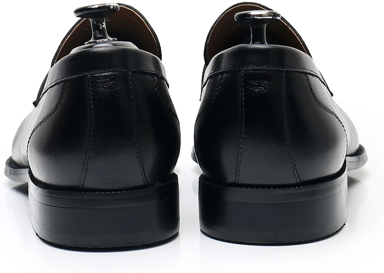 Mens Penny Loafers Slip On Causal Dress Shoes Genuine Leather Fashion Mocasines Prom Wedding Business Suit Shoes Comfortable Tuxedo Shoes for Men