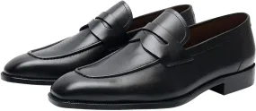 Mens Penny Loafers Slip On Causal Dress Shoes Genuine Leather Fashion Mocasines Prom Wedding Business Suit Shoes Comfortable Tuxedo Shoes for Men