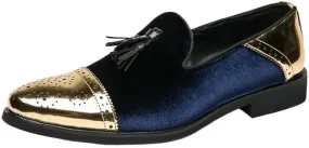 Men's Slip-On Loafers with Tassel, Comfortable Casual Dress Shoes, Business Oxford Shoes for Men, Office Flats