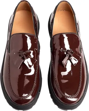 Mens Tassel Loafers Dress Casual Slip On Shoes Patent Leather Prom Suit Shoes Wedding Business Mocasines Fashion Penny Loafers Tuxedo Shoes for Men Mens Tassel Loafers Dress Casual Slip On Shoes Patent Leather Prom Suit Shoes Wedding Business Mocasines Fashion Penny Loafers Tuxedo Shoes for Men