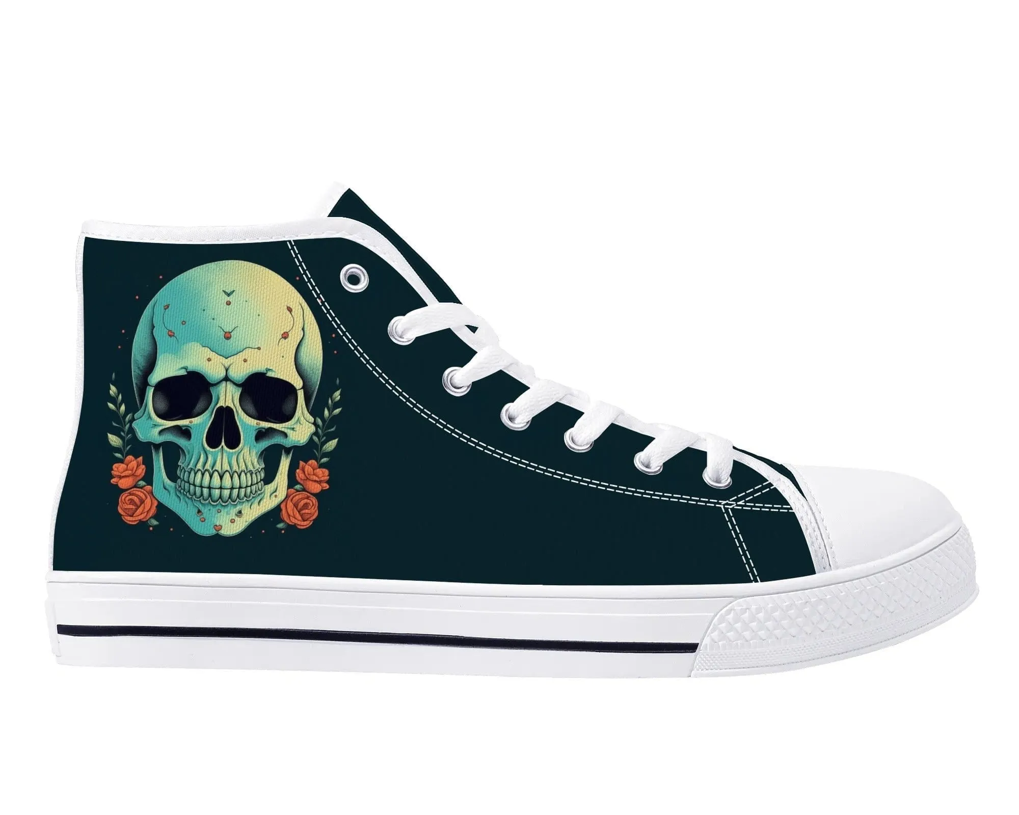 Minty Skull High Tops