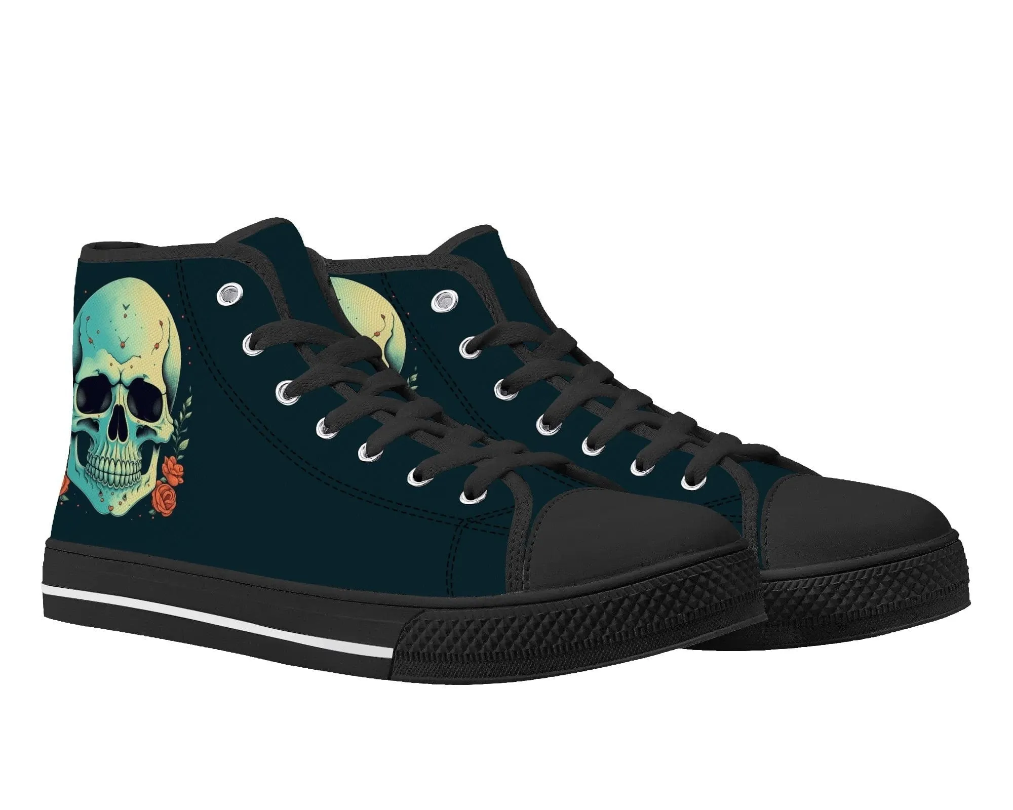 Minty Skull High Tops