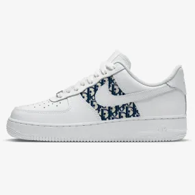 Navy Cream D Mid Panel AF1