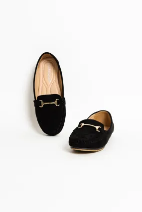 Neptune Black Buckle Loafer