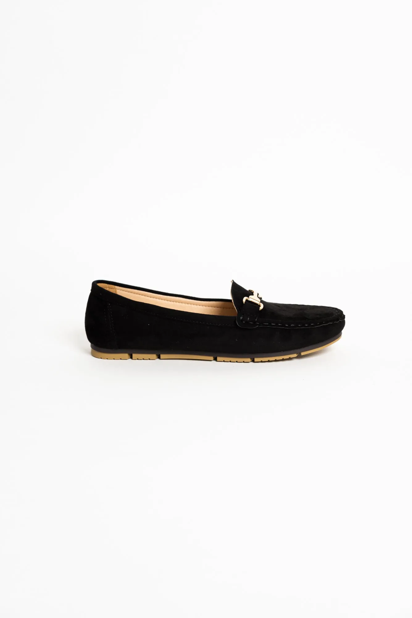 Neptune Black Buckle Loafer