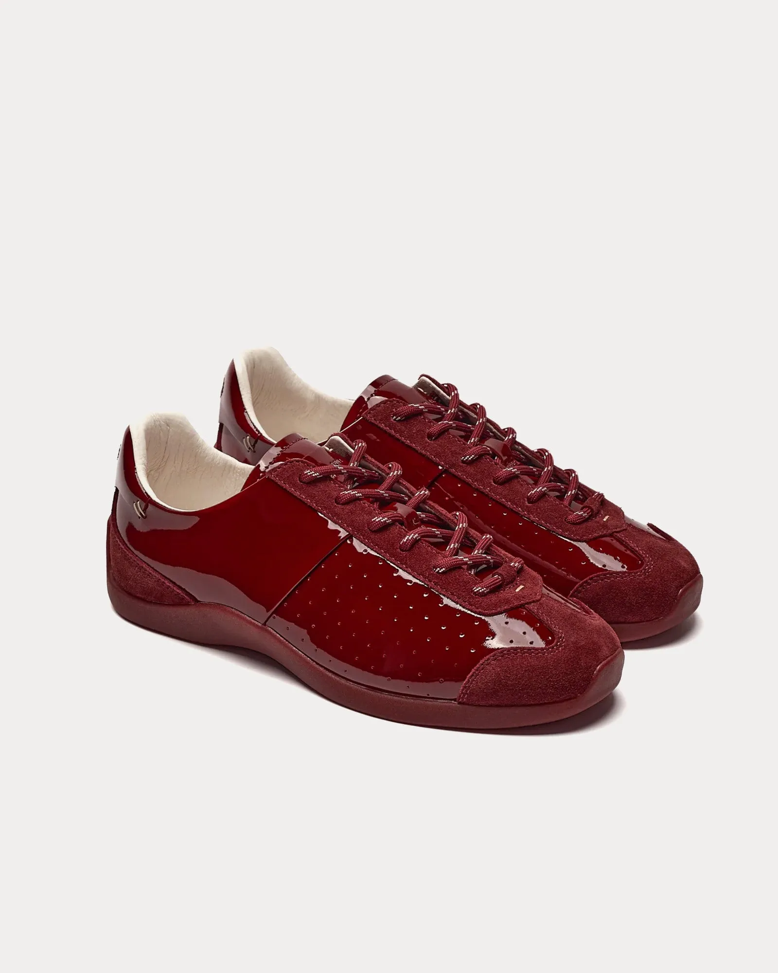 New Ballet Claret Low Top Sneakers