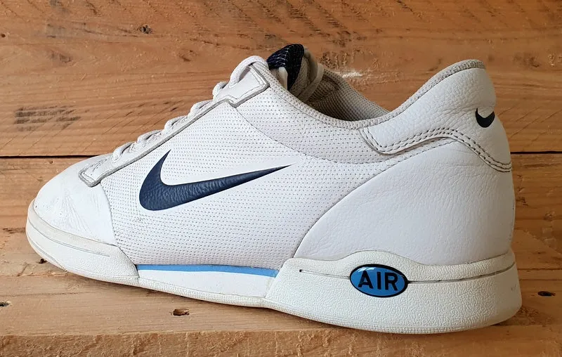 Nike Air Classic Low Leather Trainers UK9.5/US10.5/E44.5 318933-141 White/Blue