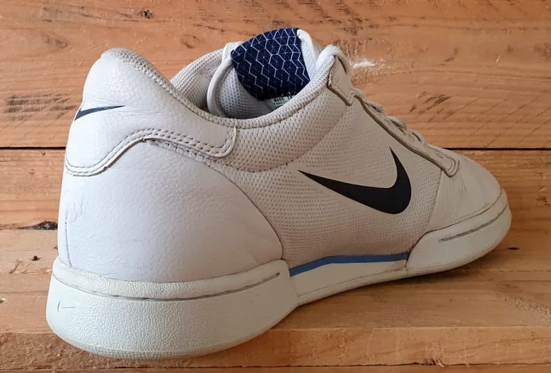 Nike Air Classic Low Leather Trainers UK9.5/US10.5/E44.5 318933-141 White/Blue